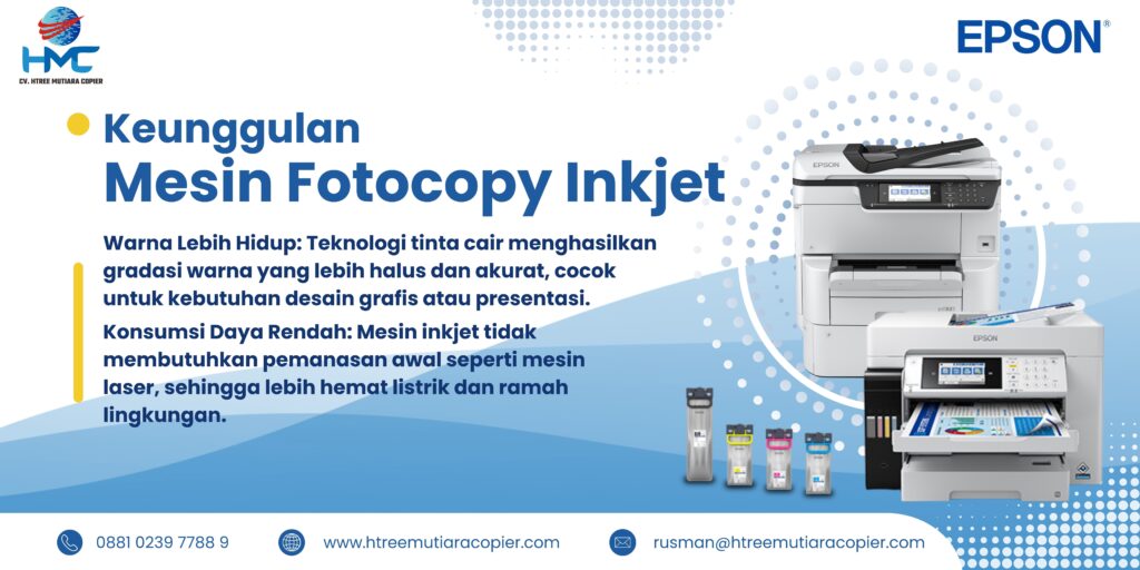 Keunggulan Mesin Fotocopy Inkjet