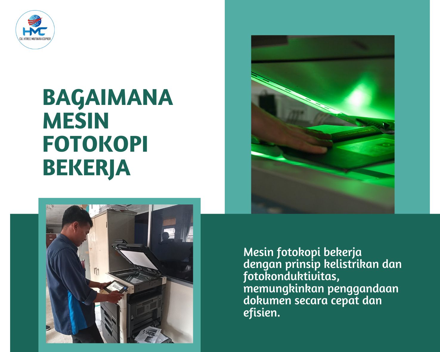 Bagaimana Mesin Fotokopi Bekerja