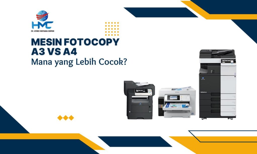 mesin fotocopy A4 dan A3