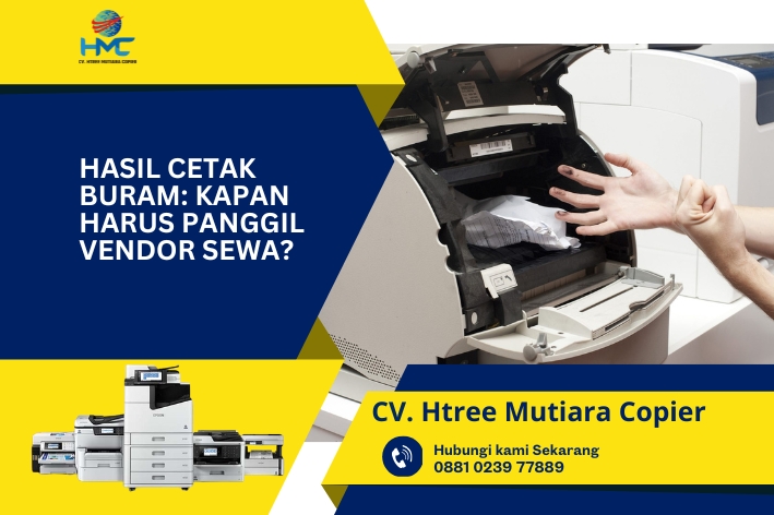Hasil Cetak Buram: