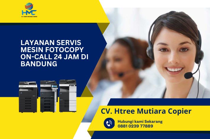 Layanan Servis Mesin Fotocopy On-Call 24 Jam di Bandung